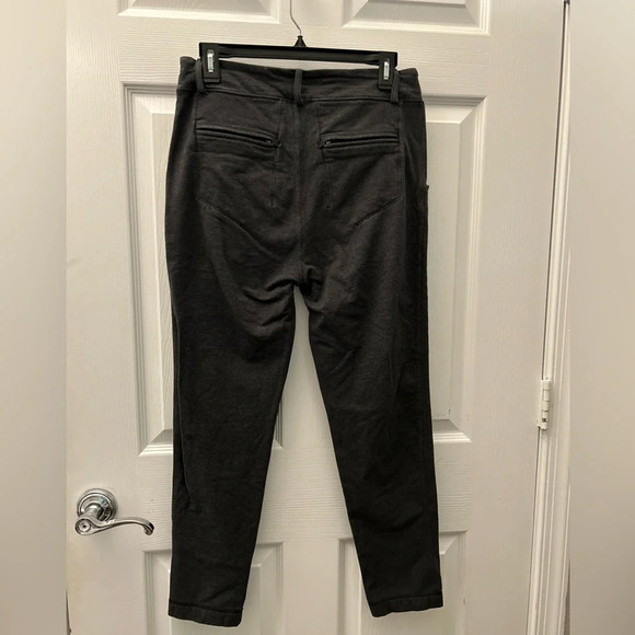 ! Lululemon Stress Less Pant Heathered Dark Grey / Soot sz 6 - Picture 5 of 10